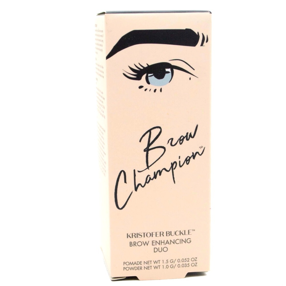 Kristoffer Buckle BROW CHAMPION Brow Enhancing duo Blonde NEW